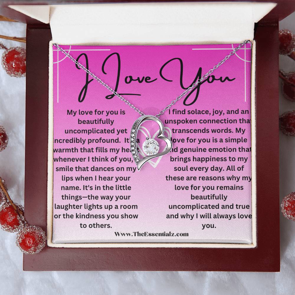 Beautiful Heart Pendant - Giving My Heart To You