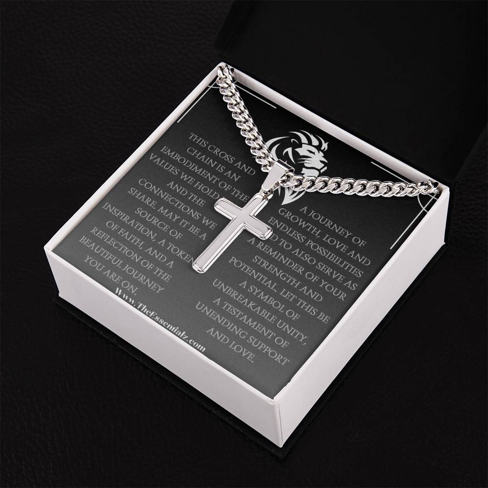 Cuban Chain & Cross - A Timeless Expression of Style and Devotion