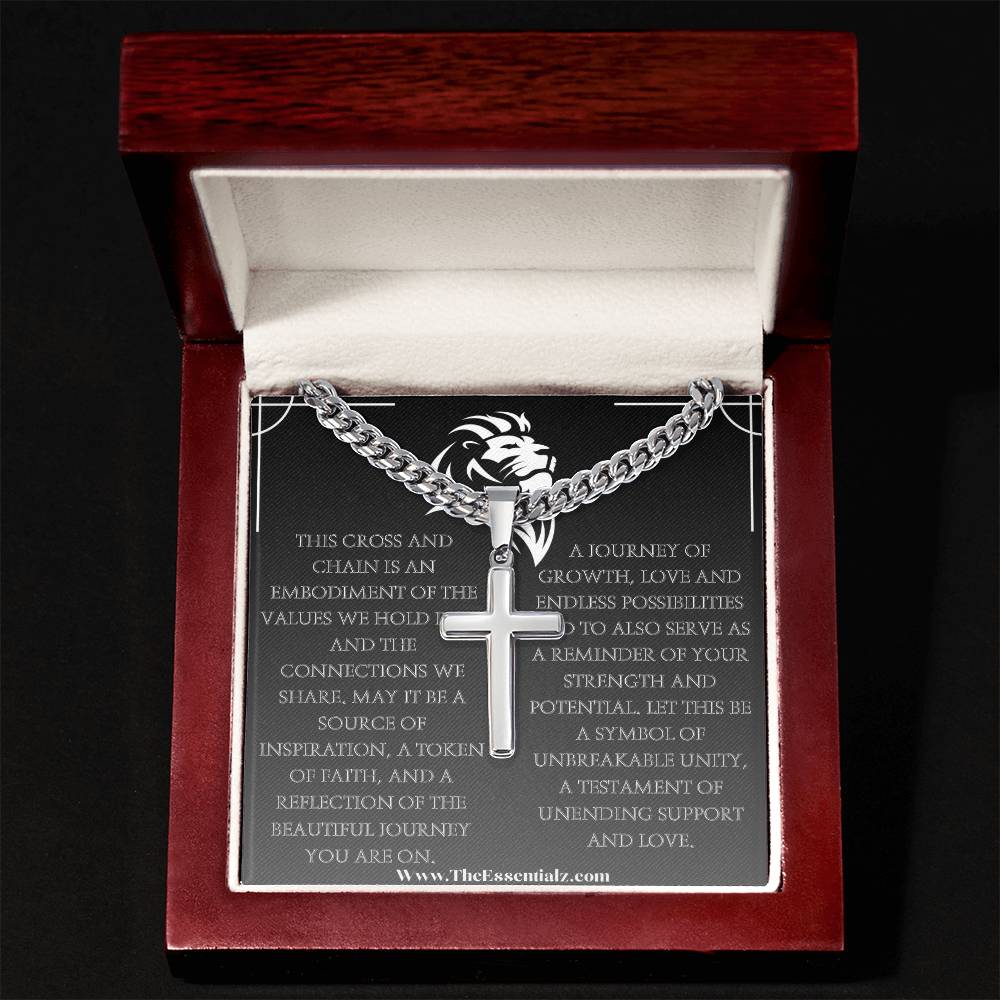 Cuban Chain & Cross - A Timeless Expression of Style and Devotion