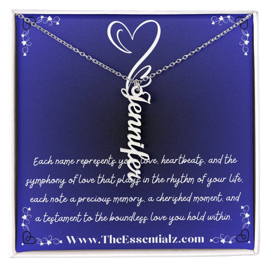 Multi Vertical Name Necklace (w/MC)