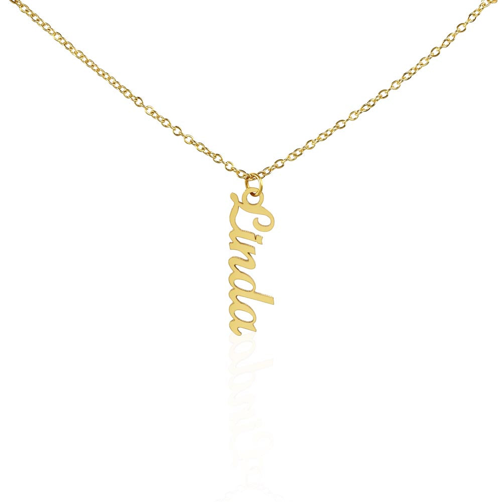 Multi Vertical Name Necklace (w/MC)