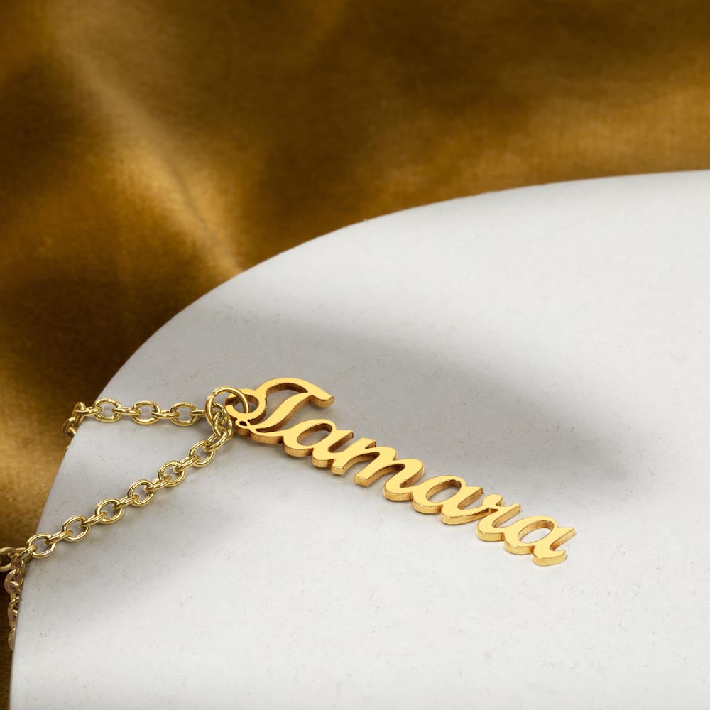 Multi Vertical Name Necklace (w/MC)