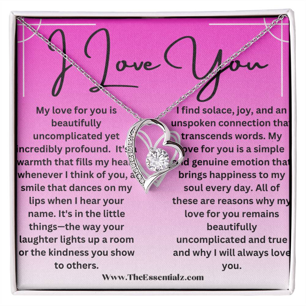 Beautiful Heart Pendant - Giving My Heart To You