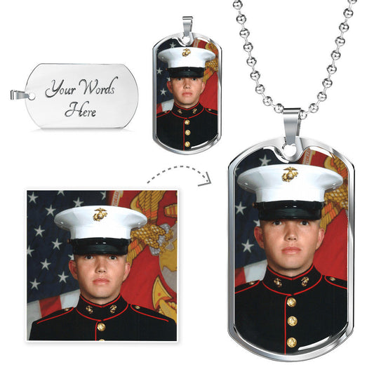 Dog Tag with Uploaded Picture